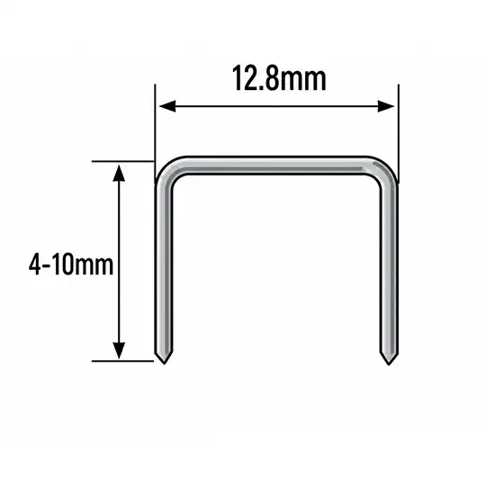 Disegno del punto metallico per rilevare le misure disponibili.