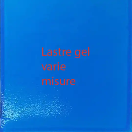 Lastra gel per selle moto