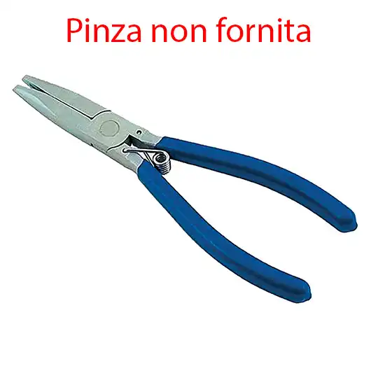 Pinza manuale per punti (non fornita)
